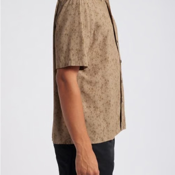 rag & bone Dalton Tan Casual Button Down Shirt - Picture 3 of 6